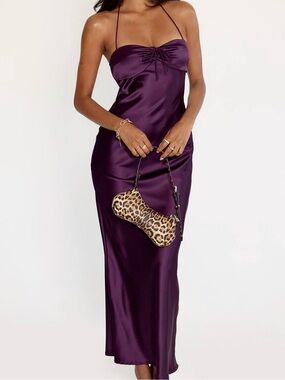 Dress in Deep Plum
